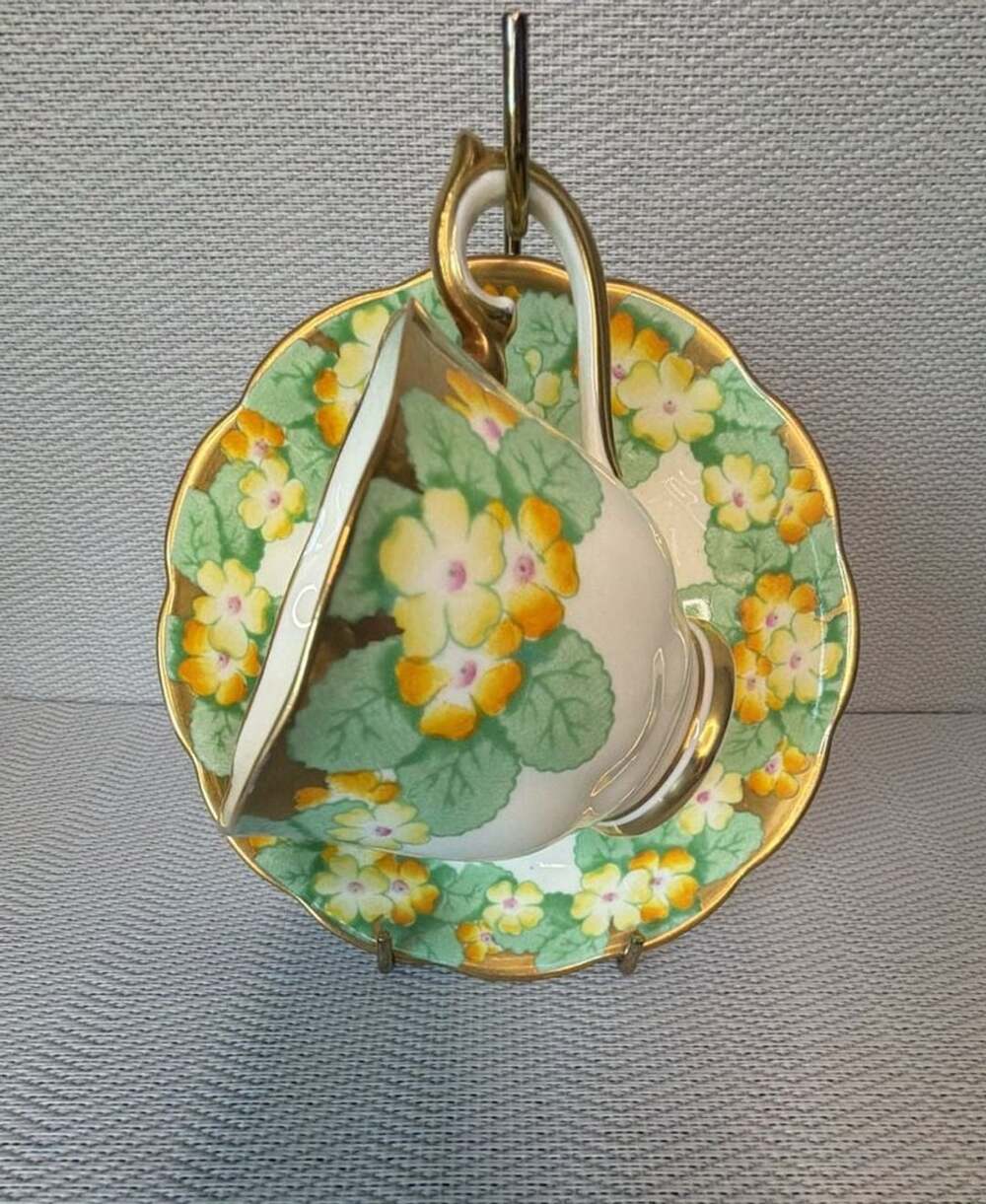 Royal Albert Primrose Teacup And Saucer Set